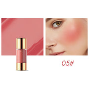 8 colors long-lasting Bottom press moisturizing easy makeup blush pencil solid creamy Liquid blusher - Luxe Ladies Moda