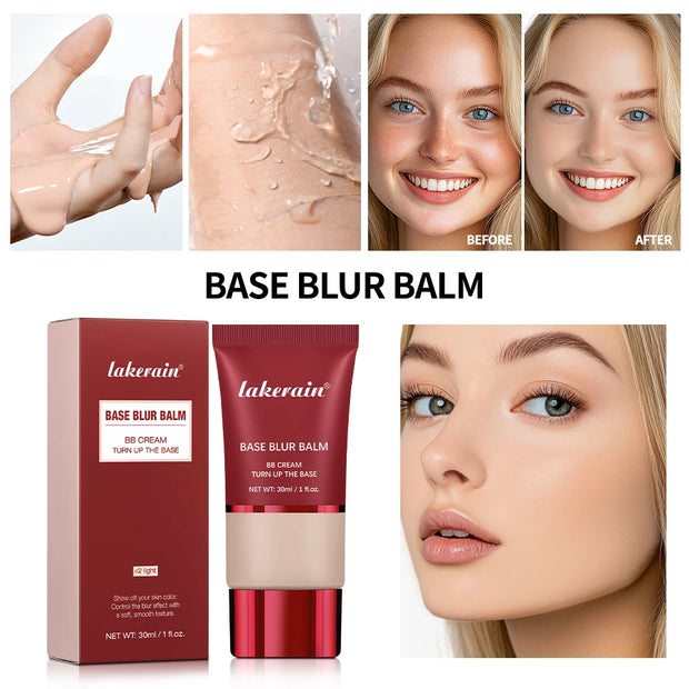 Base Blurring Foundation – 5 Colors | 24H Long-Lasting Matte Foundation | Oil-Control, Shine-Balancing, Lightweight Full Coverage Makeup