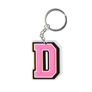 Cute Cartoon Pink Alphabet Keychains | A-Z Letter Keyrings for Personalized Style" - Luxe Ladies Moda