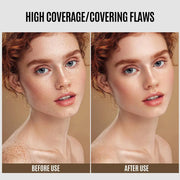 LOOKAVE Liquid Foundation Long Lasting Full Coverage Natural Matte Liquid Foundation Moisturizing Concealer CC Cream Base Makeup - Luxe Ladies Moda