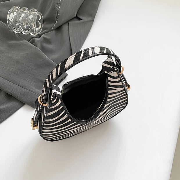 Cow Pattern Shoulder Bag For Spring/Summer Versatile Women's Bag Personalized Korean Leopard Pattern Underarm Handbag - Luxe Ladies Moda