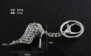 High Heel Shoes Keychain – Rhinestone Car Key Ring, Fashion Crystal Key Holder for Women’s Bag Charms - Luxe Ladies Moda