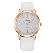 New Simple Women Watches Luxury Design Leather Watch Ladies Quartz Wristwatch Womens Small Round Dial Clock Reloj Mujer - Luxe Ladies Moda