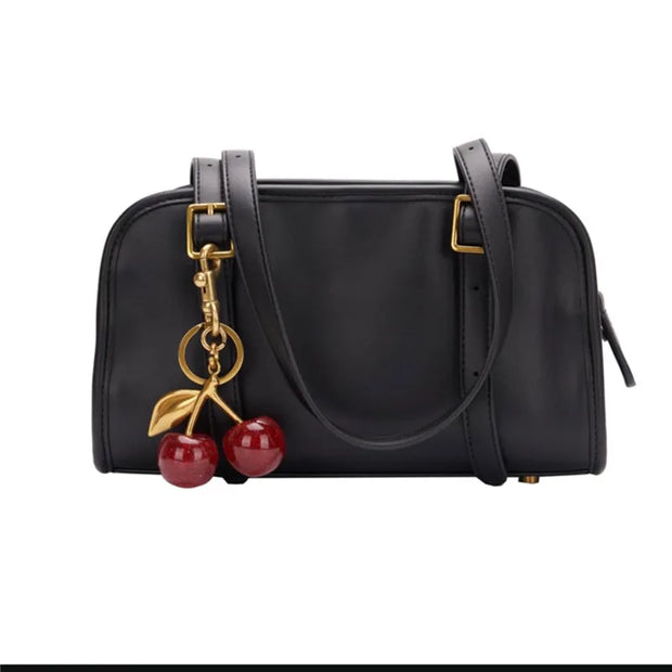 Handbag Pendant Keychain Women's Exquisite Internet-famous Crystal Cherry Car Accessories High-Grade Pendant - Luxe Ladies Moda