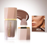 3 Color Sponge Head Concealer Long-lasting Moisturizing Foundation Dark Circles Freckles Acne Liquid Concealer Makeup - Luxe Ladies Moda