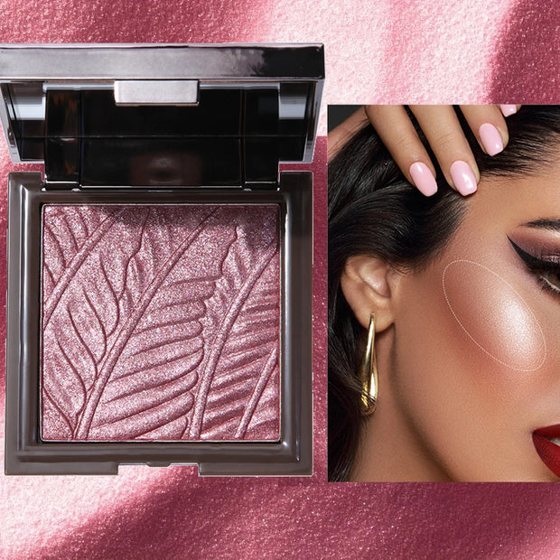 Purple sweet atmosphere blush pearlescent fine shimmer natural nude makeup vitality whitening blush - Luxe Ladies Moda