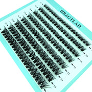 30D 40D 60D 80D Mixed Tray Individual Lashes 3D Russia Volume Eye Lashes Soft Natural Lashes Mink Lash Cluster False Eyelashes - Luxe Ladies Moda