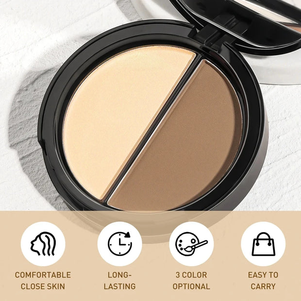Highlighter Contour Palette Illuminator Makeup 3D Bronzer Matte Contour Powder Highgloss Palette - Luxe Ladies Moda