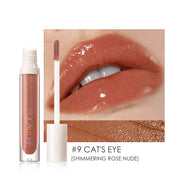 Lip Gloss Moisturizing Long Lasting Juicy Jelly Lip Tint 16 Colors Shiny Transparent Lipgloss Women's Cosmetics - Luxe Ladies Moda