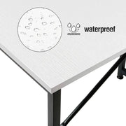 Small Computer Desk White Writing Table for Home Office Small Spaces 31 Inch Modern Student Study Laptop PC Writing Desks - Luxe Ladies Moda