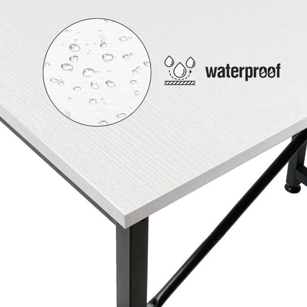 Small Computer Desk White Writing Table for Home Office Small Spaces 31 Inch Modern Student Study Laptop PC Writing Desks - Luxe Ladies Moda