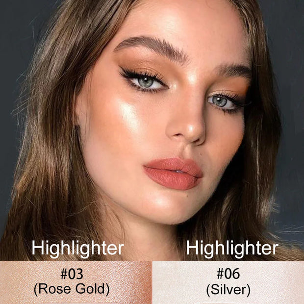 Highlighting&Bronzer Stick Face Brightening Blusher Rouge Concealer Pen Long Lasting Corrector Nose Shadow Contouring Cosmetics - Luxe Ladies Moda