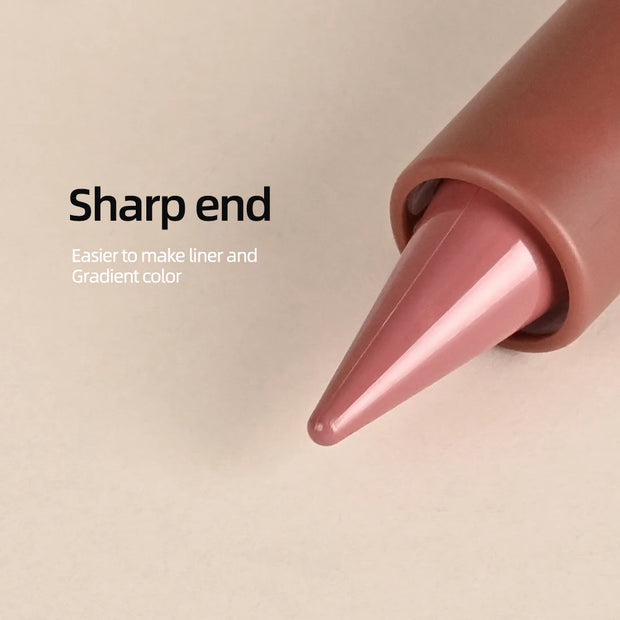 Matte Liner Lipstick Pen Gradient Lip Liner Red Brown Lipsticks Pencil Lasting Waterproof Lip Stick Sexy Women Lip Cosmetics - Luxe Ladies Moda