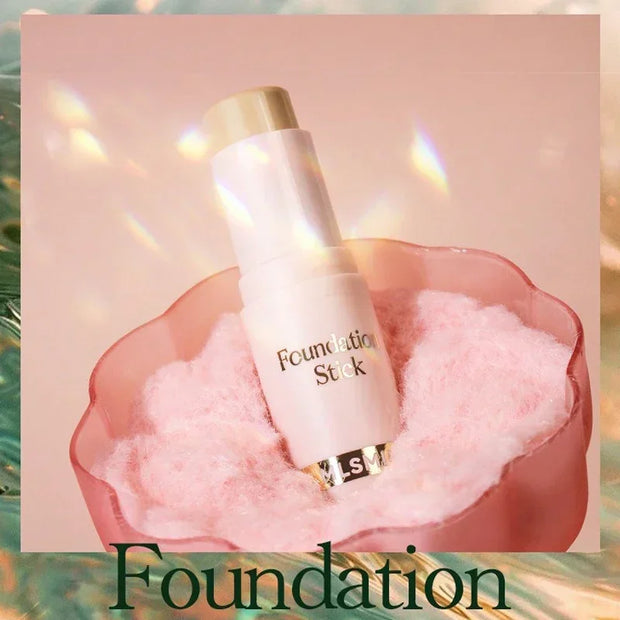 Facial Stick Foundation Full Coverage Dark Skin Foundation Makeup Lasting Oil-control Concealer Base Cream Matte Natural Primer - Luxe Ladies Moda
