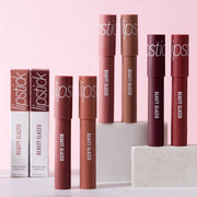 Beauty Glazed Matte Lipstick Pencil Waterproof Long Lasting Lip Balm 12 Colors Velvet Lip Liner Pen Lips Makeup Women Cosmetics - Luxe Ladies Moda