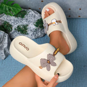 Women’s Platform Cloud Flip Flops – Soft EVA Pillow Slides, Non-Slip Beach Sandals - Luxe Ladies Moda