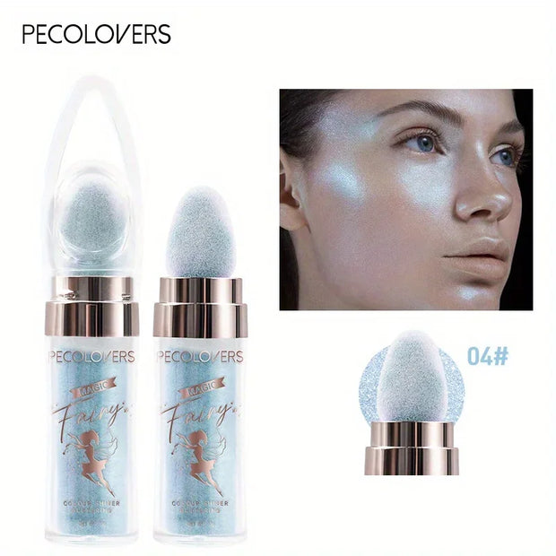 Fairy Powder Highlighter Stick - Shimmering Contour Blush for Brightening and Defining Your Features - Luxe Ladies Moda