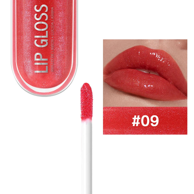 Glitter Lip Gloss Long Lasting Diamond Pearlescent Metallic Liquid Lipstick Moisturizing Lip Glaze Cosmetics - Luxe Ladies Moda