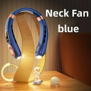 Portable Neck Fan,4000 mAh Cooling Airflow 5 Speeds Adjustable Bladeless Fan Hands Free Personal Wearable Rechargeable Battery - Luxe Ladies Moda