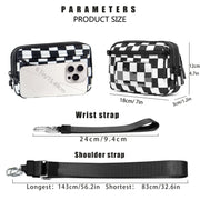 Small Crossbody Bags for Women Men Cellphone Belt Bag Purse Fanny Pack with Adjustable Strap Black Sling Bag for Festival Gifts - Luxe Ladies Moda