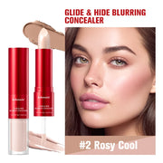 GlideHide Blurring Concealer | Dual Formula Liquid & Balm | Creamy Texture, Dark Circle & Wrinkle Coverage, Long-Lasting