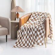 Buffalo Plaid Wool Blanket - Soft Velvet Flannel Throw - Luxe Ladies Moda