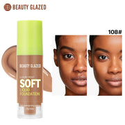 Flawless All Day: 8 Color Waterproof Concealer Foundation For Women Makeup Full Coverage Long Lasting Moisturizing