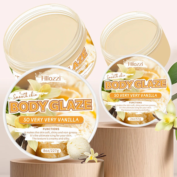 2oz/8oz Vanilla Body Glaze Nourishing Moisturizing Skin Care Body Butter Refreshing Non-Greasy Body Oil Moisturizing Skin - Luxe Ladies Moda