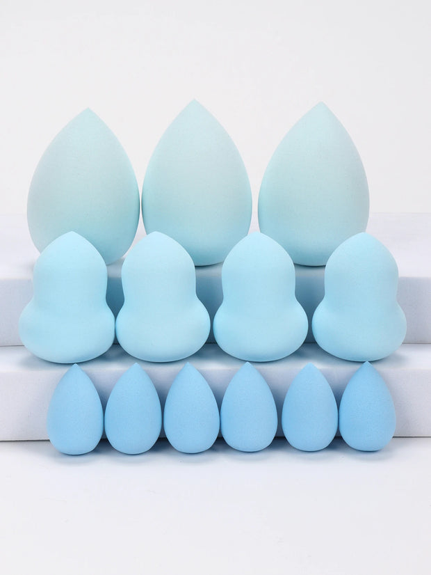 13pcs Large, Medium and Small Makeup Sponges, Which Become Larger When Exposed to Water, Do Not Contain Latex, Suitable for All Ski - Luxe Ladies Moda