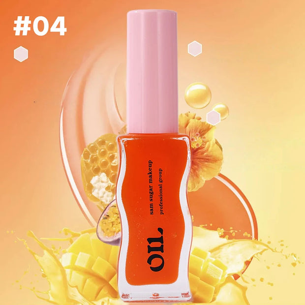 Water Light Honey Essence Lip Oil Long Lasting Moisturizing Fruity Shimmer Jelly Reduce Lip Lines Liquid Lipstick Gloss Makeup - Luxe Ladies Moda