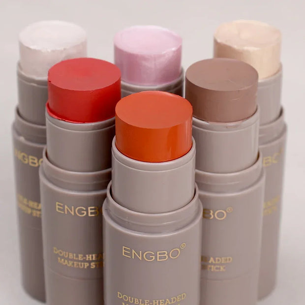 Multi-functional Contour Highlight Blush Stick Waterproof Lasting Silky Smooth Corrector Nose Shadow Contouring Pen Makeup Tools - Luxe Ladies Moda