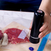 Food Vacuum Sealer Machine Set – USB Rechargeable Handheld Vacuum Pump with 3 Vacuum Sealer Bags for Foodsaver