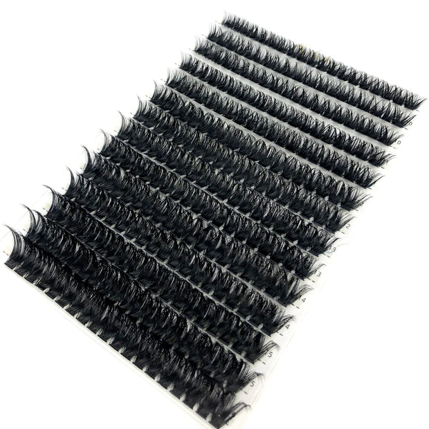 30D 40D 60D 80D Mixed Tray Individual Lashes 3D Russia Volume Eye Lashes Soft Natural Lashes Mink Lash Cluster False Eyelashes - Luxe Ladies Moda