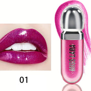 Beauty Moisturizing Lip Gloss with Shimmer - Hydrating Liquid Lip Shine Oil for Adult, Nourishing 3D Effect, Long-Lasting - Luxe Ladies Moda