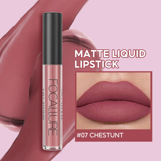 Luxe Liquid Lipgloss & Matte Lipstick – 37 Colors, Waterproof, Long-Lasting Lipstick Collection - Luxe Ladies Moda