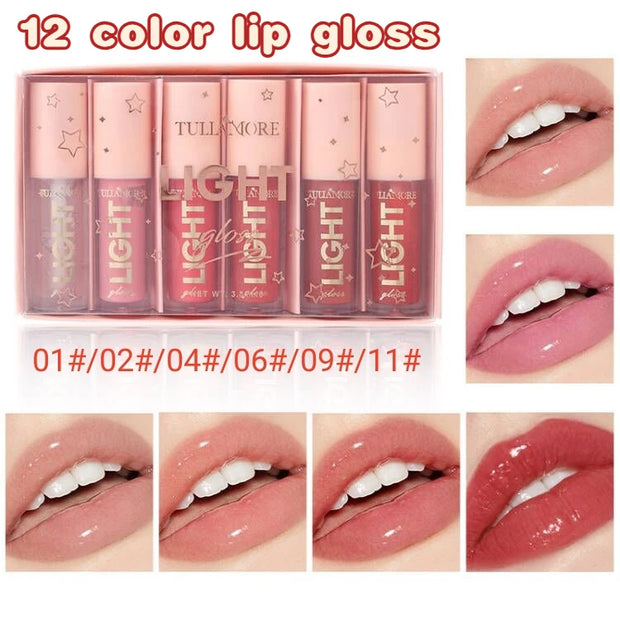 Waterproof Lip Gloss – Long-Lasting, Moisturizing, Mirror Shine Nude Lip Gloss - Luxe Ladies Moda