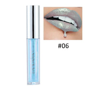 Moisturizing Glitter Lip Gloss with Long-lasting Glossy Finish for Hydrated Lips - Lipstick and Lip Balm Combo