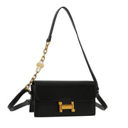 Women's Fashion Texture Crossbody Shoulder Bag Hundred Small Square Bag Brown Niche Light Luxury Women's Bag - Luxe Ladies Moda