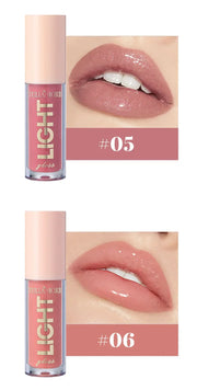 Waterproof Lip Gloss – Long-Lasting, Moisturizing, Mirror Shine Nude Lip Gloss