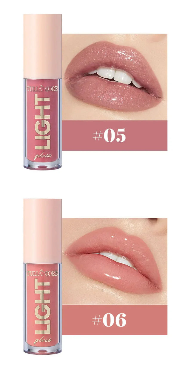 Waterproof Lip Gloss – Long-Lasting, Moisturizing, Mirror Shine Nude Lip Gloss
