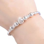 3 Style New 925 sterling silver Lucky Charm Bracelet Cuff Bracelets For Women Bangles Fashion Jewelry Pulseira - Luxe Ladies Moda