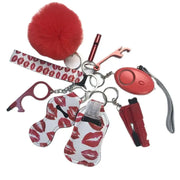 Factory Price Women Outdoor Self Defense Keychain Accessories Set Emergency Personal Protection Safety Alarm Women Product - Luxe Ladies Moda