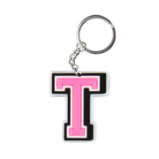 Cute Cartoon Pink Alphabet Keychains | A-Z Letter Keyrings for Personalized Style" - Luxe Ladies Moda