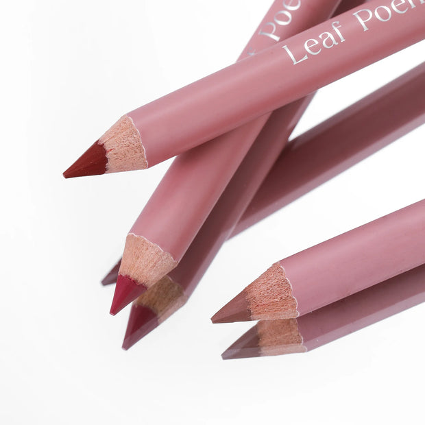 "Waterproof Matte Lip Liner | 12-Color Wooden Lip Contour Pencil" - Luxe Ladies Moda