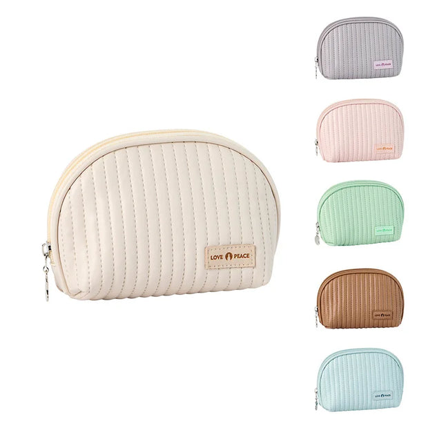 Fashion PU Cosmetiquera Organizer Mini Bag Make-up For Women Personalized Cosmetic Travel Makeup Storage Bags To Pack Products - Luxe Ladies Moda
