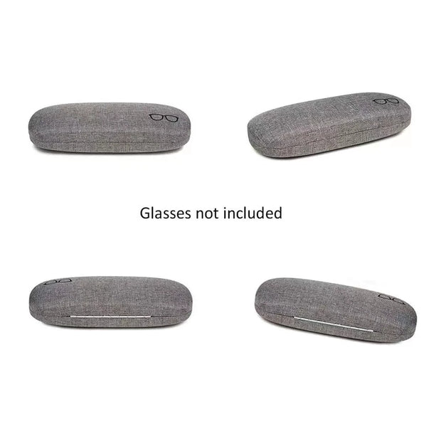 Fashion Glasses Case Hard Shell Linen Fabrics Eyewear Cases Cover Protective for Men Women Sunglasses Eyeglasses Glasses Box - Luxe Ladies Moda