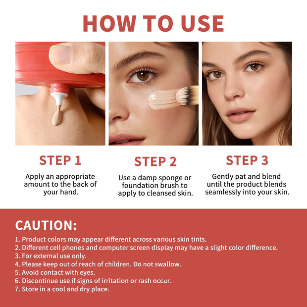 Glow Skin Tint Foundation – Long-Lasting, Buildable Coverage with Radiant Finish