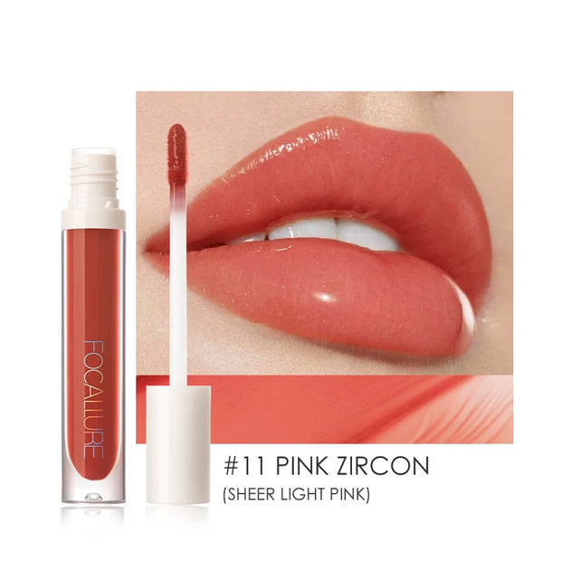 Lip Gloss Moisturizing Long Lasting Juicy Jelly Lip Tint 16 Colors Shiny Transparent Lipgloss Women's Cosmetics - Luxe Ladies Moda