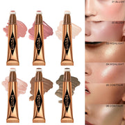 Air cushion, powder blusher, high gloss stick, makeup liquid, rouge, 6 colors optional - Luxe Ladies Moda