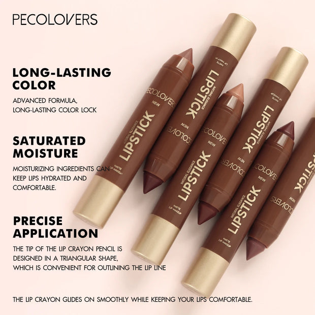 Fine Tip Lip Liner Pen Soft Mist Matte Lip Crayon Sexy Brown Red Lipstick Pencil Lip Contouring Lipliner Outline Tint Cosmetic - Luxe Ladies Moda